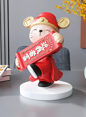 招财猫摆件工艺品店铺开业礼物收银台前台玄关桌面办公室乔迁礼品