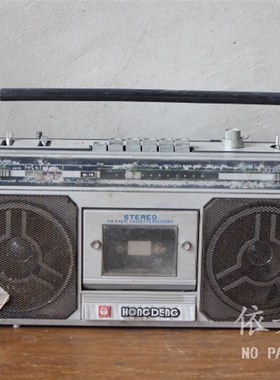 怀旧老物件老旧收音收录收音录音装饰品摆设摄影道具