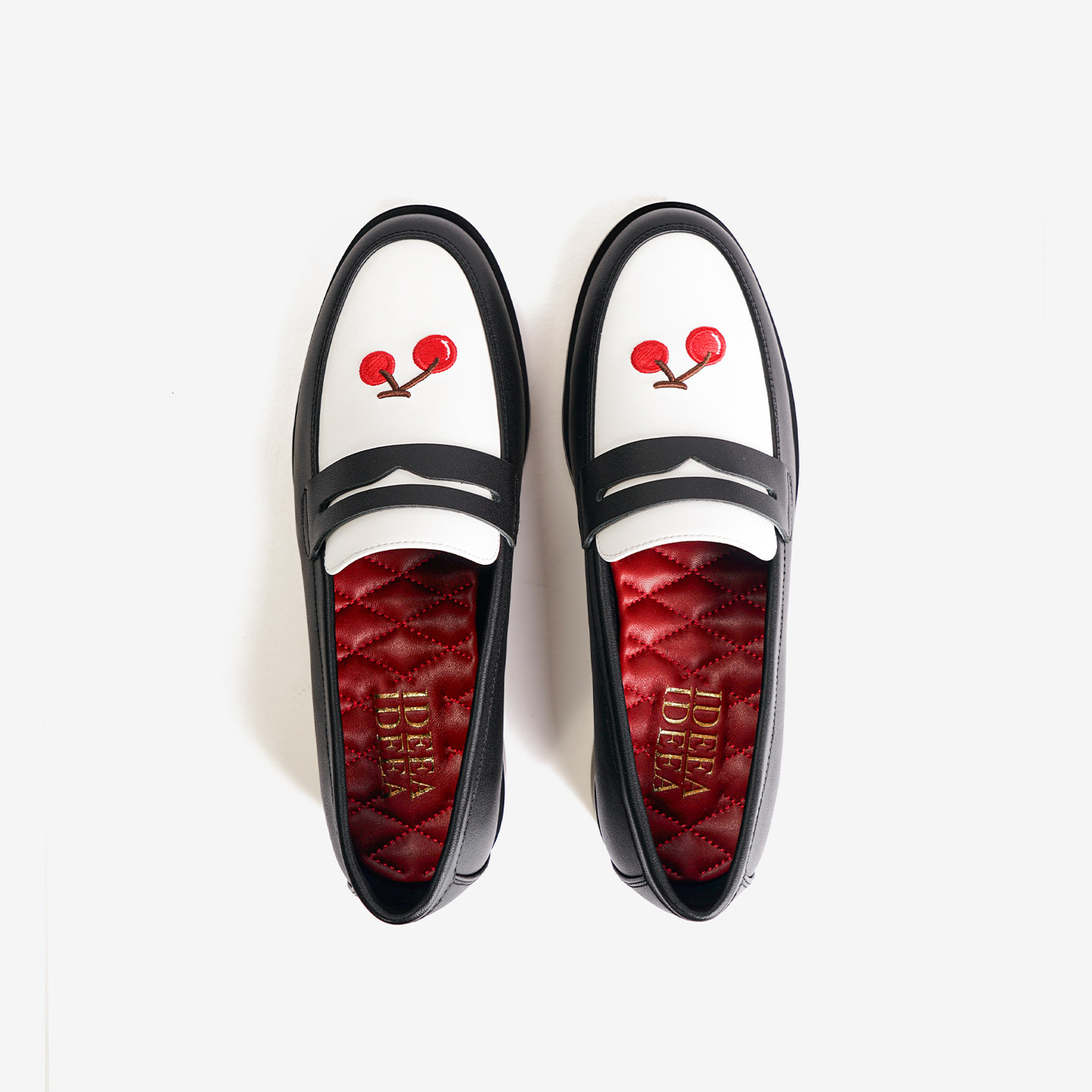 ideea点子点子 Zoe Loafer佐伊乐福鞋系列 - Cherry樱桃 女鞋 - 图0