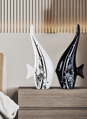 现代简约家居电视酒柜装饰品摆件创意家装客厅陶瓷艺术工艺小花瓶