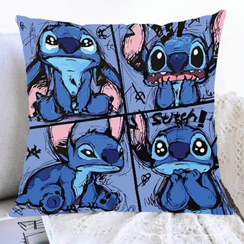 卡通动漫史迪仔十字绣抱枕新款卧室沙发靠垫满绣diy手工制作线绣,淘宝优惠券,粉丝福利购,淘宝优惠卷