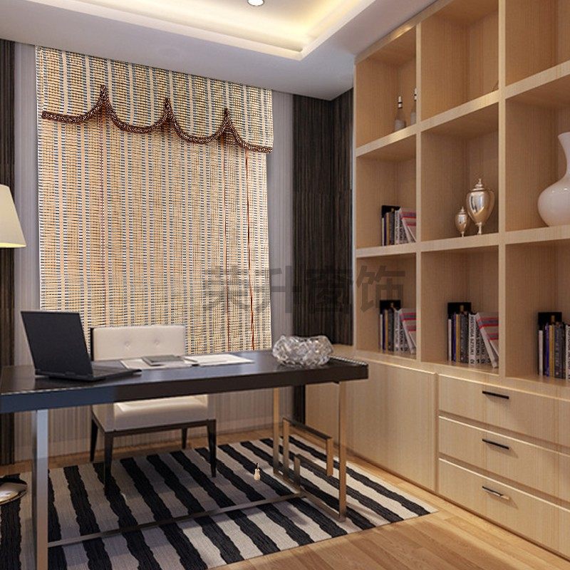 仿古阳台遮阳竹卷帘酒店办公室隔断门帘防晒窗帘卷拉式竹帘子定制,淘宝优惠券,粉丝福利购,淘宝优惠卷