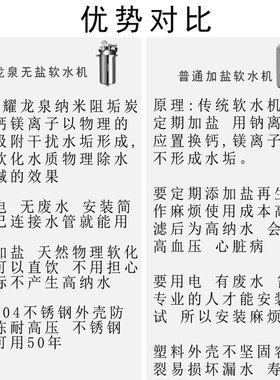 耀龙泉大盐软水中央全屋自来水垢水碱阻
