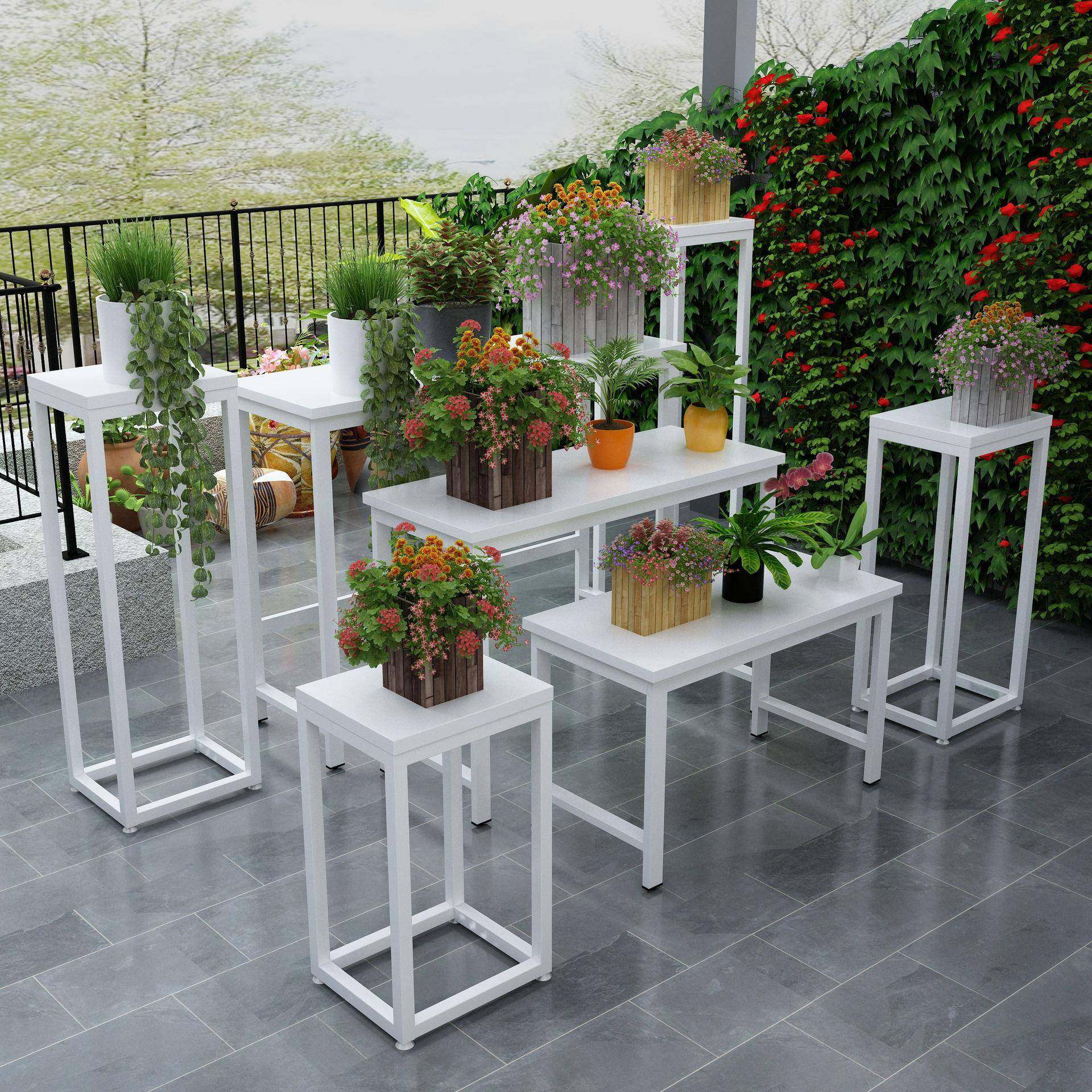 铁艺花架七件套流水台手捧花束花店花架小桌子落地橱窗花店高低架,淘宝优惠券,粉丝福利购,淘宝优惠卷