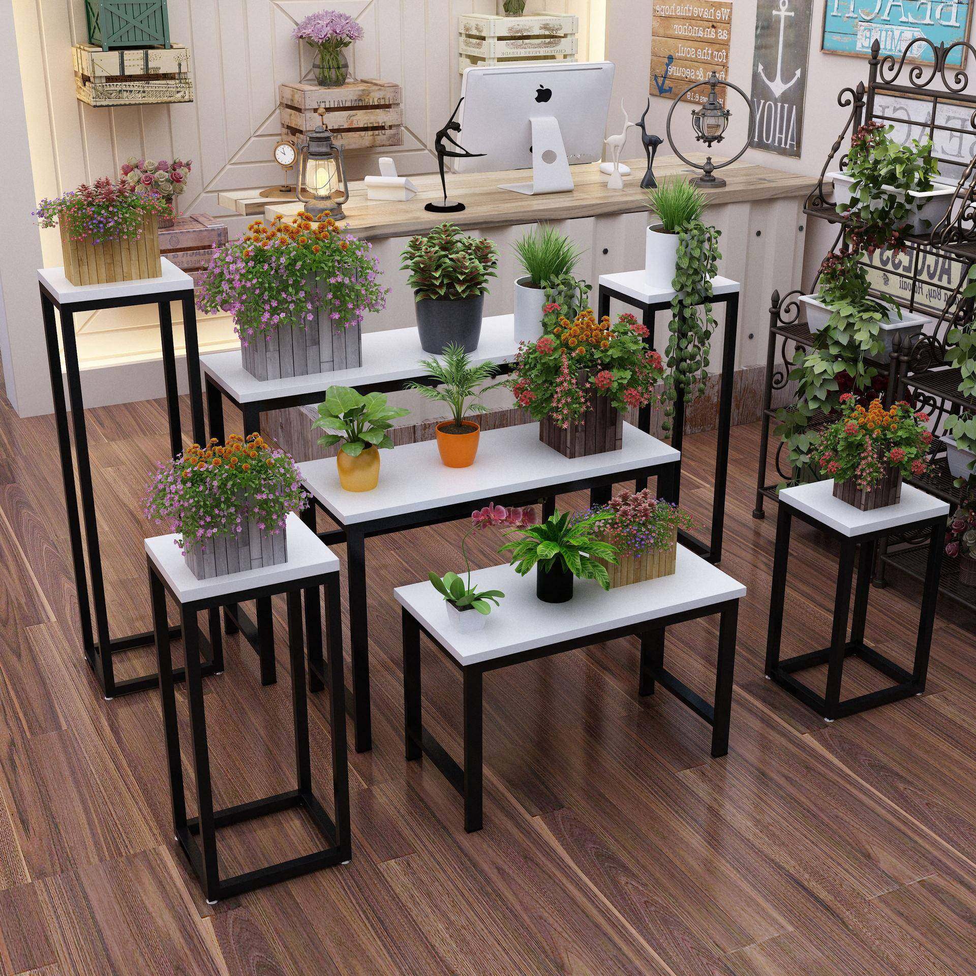 铁艺花架七件套流水台手捧花束花店花架小桌子落地橱窗花店高低架,淘宝优惠券,粉丝福利购,淘宝优惠卷