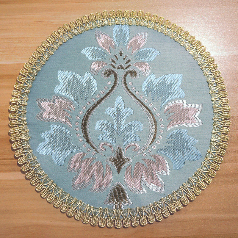 欧式餐垫花瓶防滑垫金色杯垫西餐垫布菜盘垫家用防烫蕾丝隔热垫子,淘宝优惠券,粉丝福利购,淘宝优惠卷