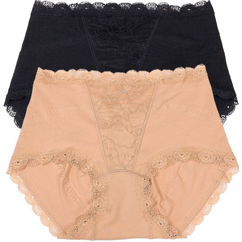 夏天魔法裤一代纯棉女士性感蕾丝包臀收腹打底抗菌中腰三角内裤,淘宝优惠券,粉丝福利购,淘宝优惠卷
