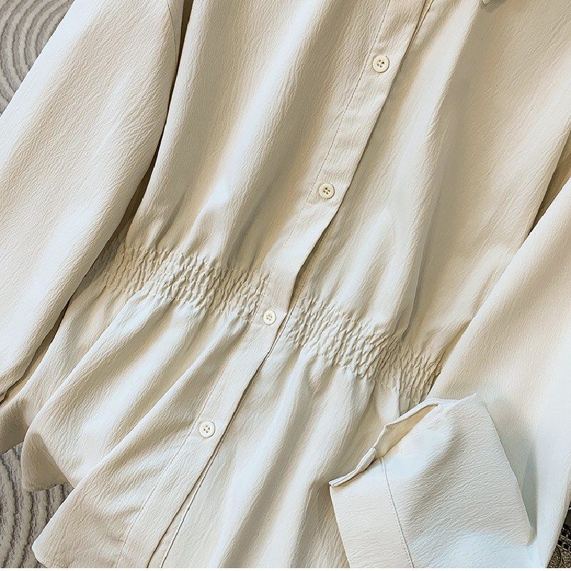 大码女装春秋季新款胖mm时尚气质收腰显瘦法式衬衫外套设计感上衣,淘宝优惠券,粉丝福利购,淘宝优惠卷