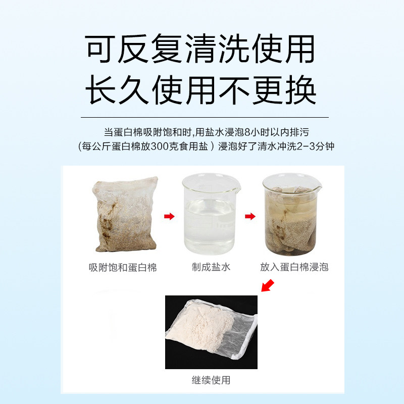 水族鱼缸蛋白棉过滤棉材料去黄水除腥臭活性炭去污力丸净水剂神器,淘宝优惠券,粉丝福利购,淘宝优惠卷