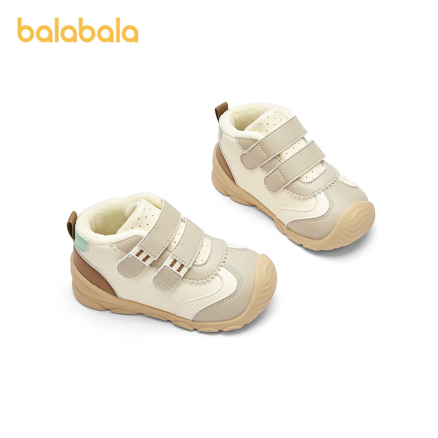 【balaOne】巴拉巴拉童鞋儿童学步鞋婴儿鞋子男女童宝宝鞋加绒202