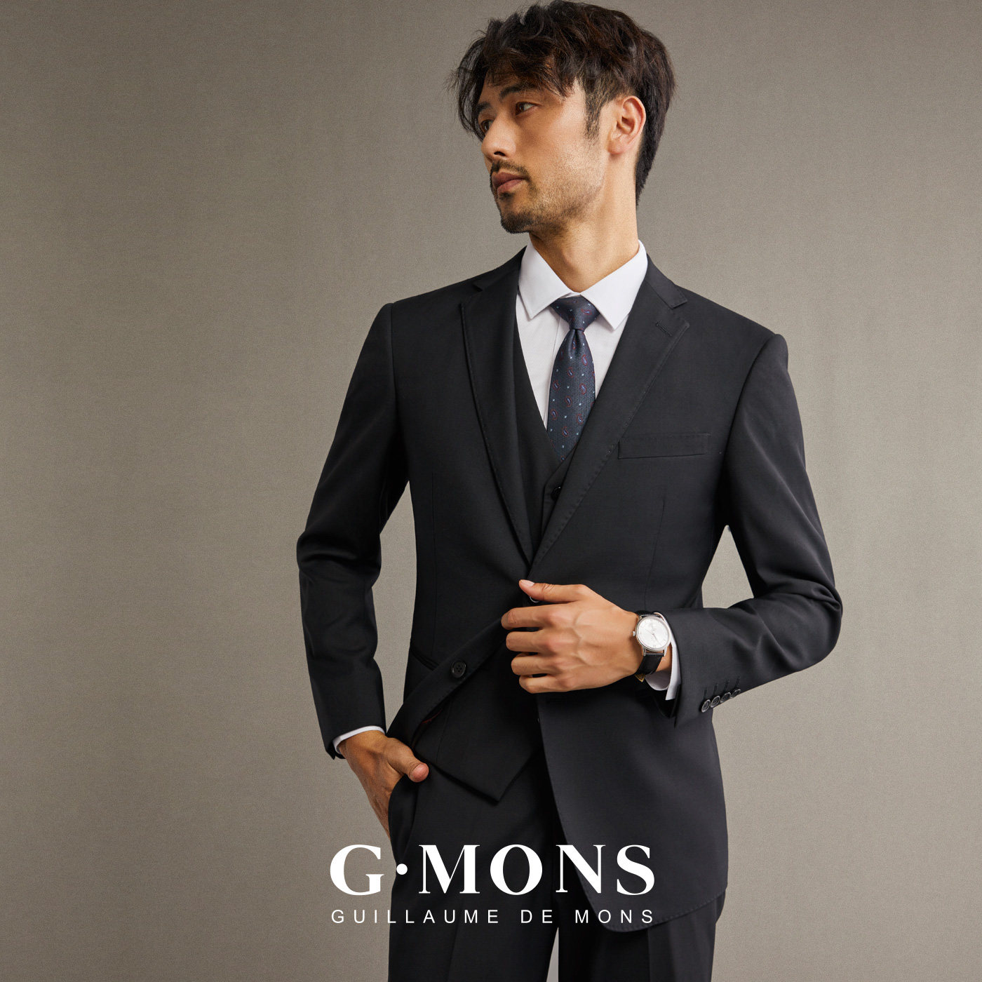 吉约蒙西服套装男商务西装外套黑色修身正装上衣伴郎新郎结婚礼服,淘宝优惠券,粉丝福利购,淘宝优惠卷