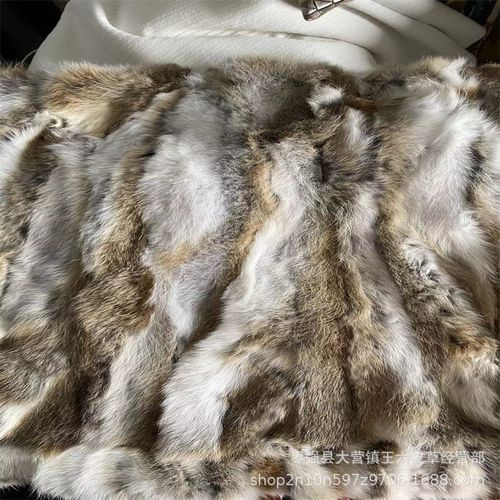 北欧风纯色毛皮獭兔兔毛抱枕套沙发客厅轻奢高级现代靠枕床头靠垫 - 图0