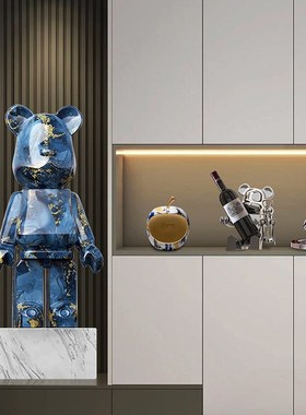 轻奢电镀落地大摆件客厅玄关红酒店红酒杯托酒具高T级感手工装饰