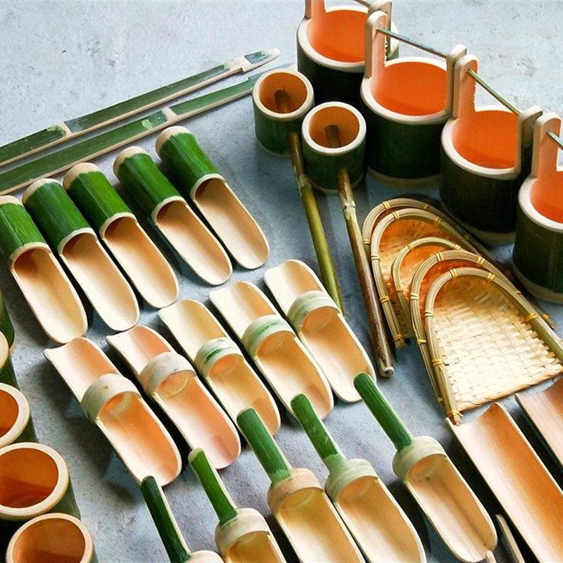 手工玩教具自制竹子竹制玩沙磨具幼儿园沙水池玩沙区挖沙玩水工具,淘宝优惠券,粉丝福利购,淘宝优惠卷