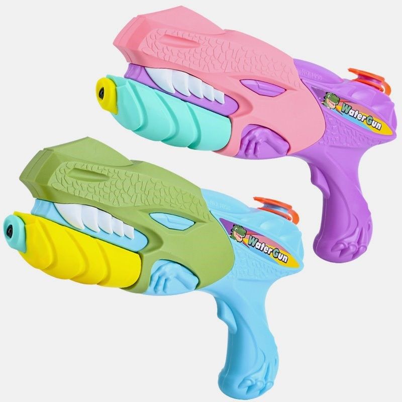 儿童卡通恐龙水枪抽拉式水枪男孩女孩玩水道具地摊沙滩玩具,淘宝优惠券,粉丝福利购,淘宝优惠卷