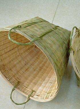 竹编收纳筐大号水果筐手编茶叶筐