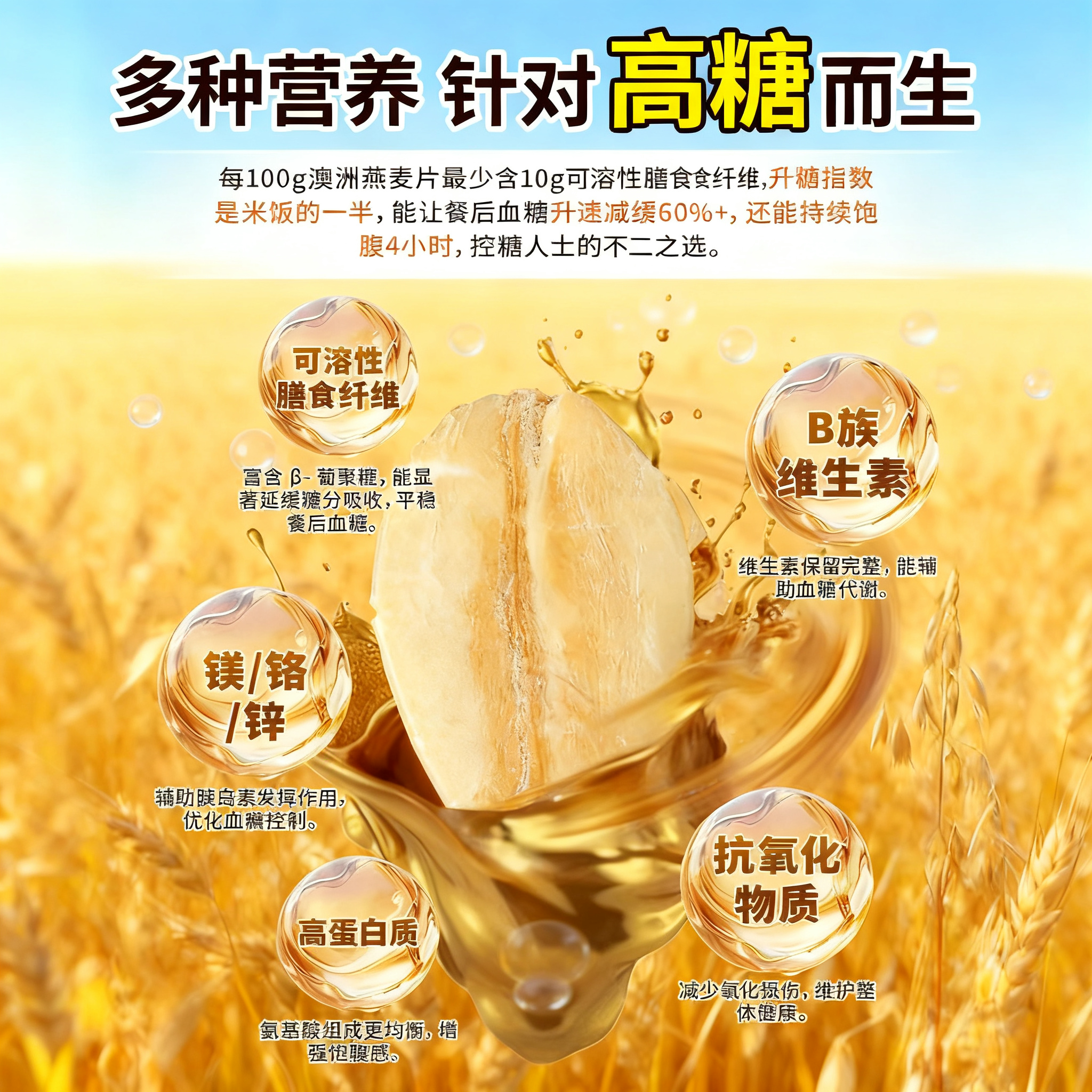 进口澳洲燕麦片官方旗舰店免煮谷物低脂燕麦片健身营养代餐早餐,淘宝优惠券,粉丝福利购,淘宝优惠卷