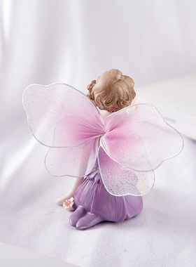 创意家居花仙子摆件办公桌面装饰品车载娃娃送闺蜜女生日圣诞礼物