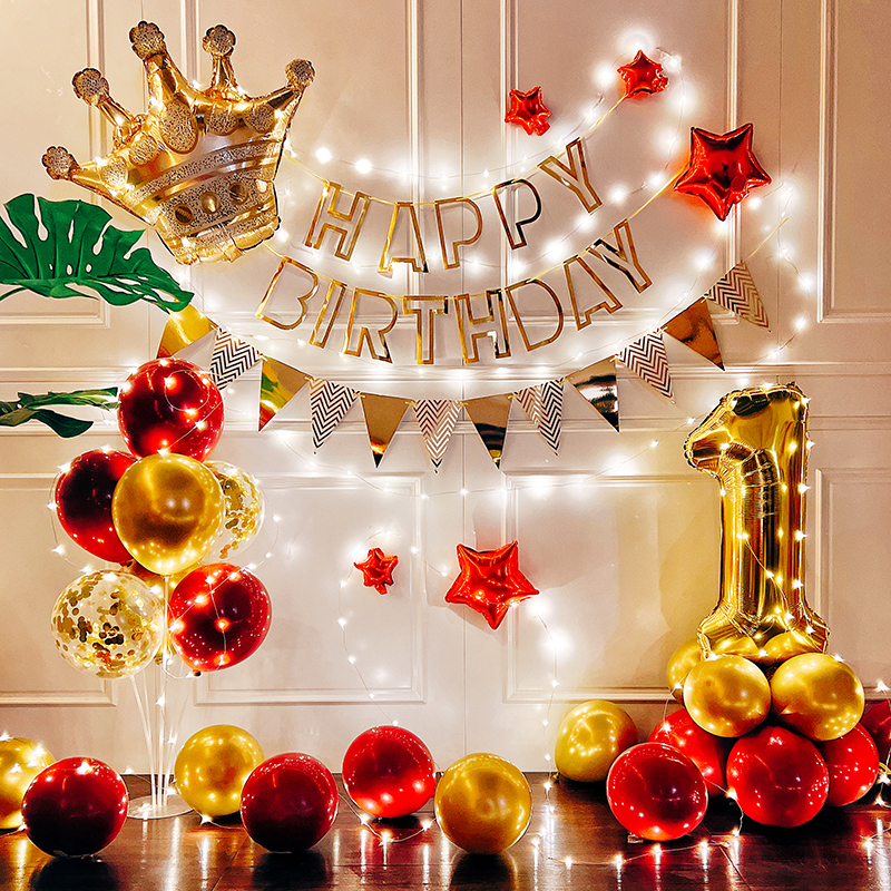 抓周用品周岁套装一周岁女宝宝男孩抓阄小孩生日布置道具礼物地毯 - 图1