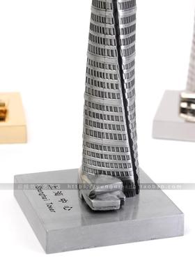 上海特色建筑环球金融 中心 金茂 大厦模型桌面装饰摆件送外国人