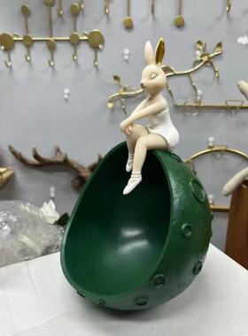 清仓特价库存家居摆件饰品墙饰铁艺果篮置物架实木创意微瑕装饰杂