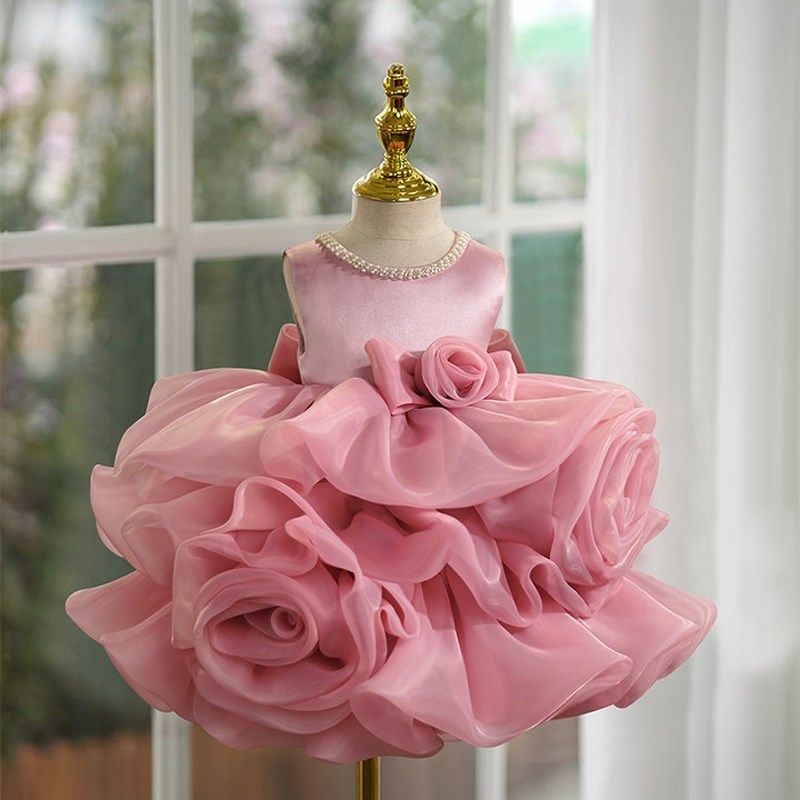 女宝宝周岁礼服生日女童公主裙儿童演出服洋气六一幼儿园蓬蓬服装,淘宝优惠券,粉丝福利购,淘宝优惠卷