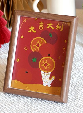 中式平安喜乐装饰摆件入户玄关轻奢创意画家居装饰品桌面摆台礼物