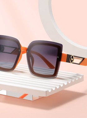 墨镜女款复古级感2024年新款大脸显瘦网红茶色偏光太阳眼镜女潮