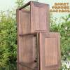 Tea cup rack, tea set rack, black walnut wooden rack, small desktop solid wood teapot storage display rack