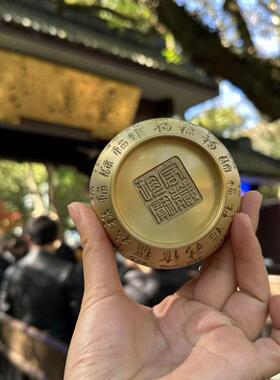 【百福聚宝盆】杭州招财进宝百福铜缸纯黄铜米缸聚宝盆聚财摆件
