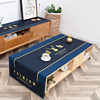 Nordic style waterproof tea table cover cloth thickened cotton linen rectangular table cloth dustproof table cloth versatile home fabric art