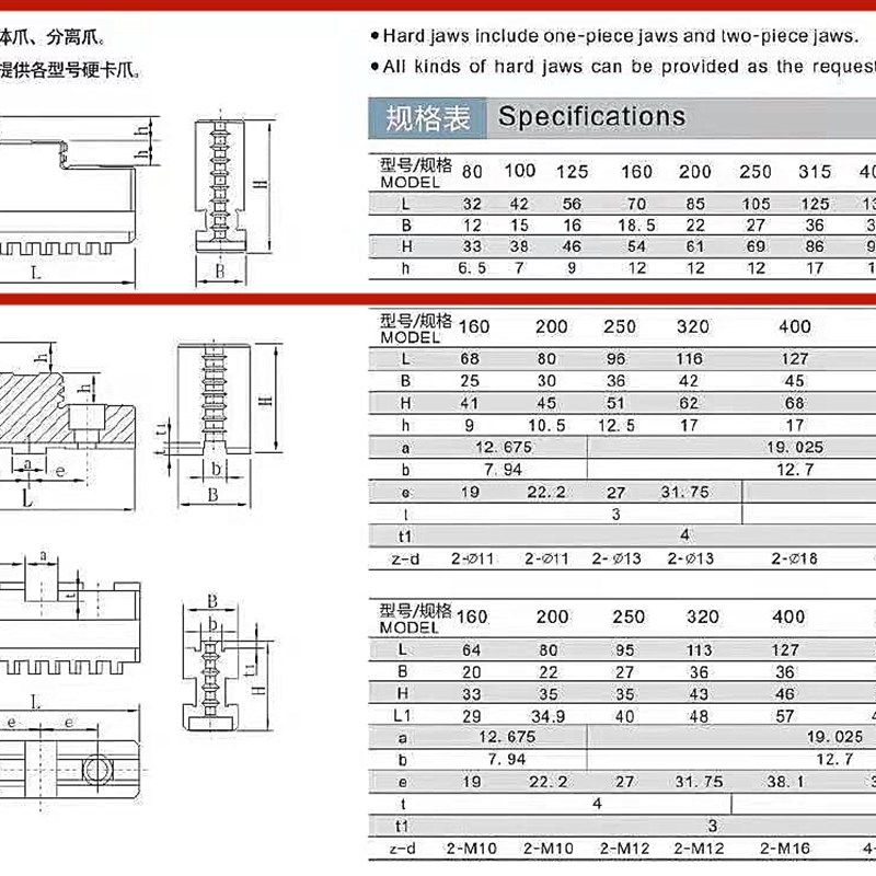浙江园牌原厂四爪自定心卡盘爪脚联动卡爪  正爪反爪硬爪,淘宝优惠券,粉丝福利购,淘宝优惠卷