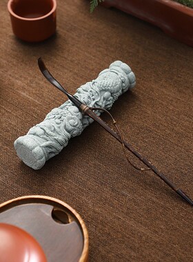 创意新小盘龙柱微景观鱼缸造景客厅茶宠工艺品装饰品