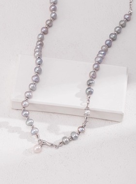 纯银珍珠项链