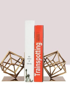 创意书挡摆件北欧式轻奢欧式简约艺术装饰品书靠摆设书房书立书桌