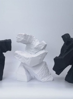 太极雕塑新中式艺术品玄关摆件太极人物客厅抽象摆设酒店装饰新品