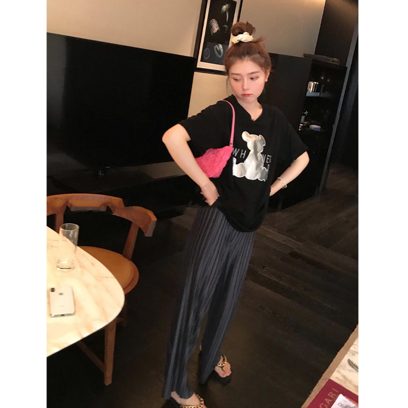 孕妇裤子夏季薄款外穿休闲阔腿裤孕早期夏款打底大码直筒裤女夏装,淘宝优惠券,粉丝福利购,淘宝优惠卷