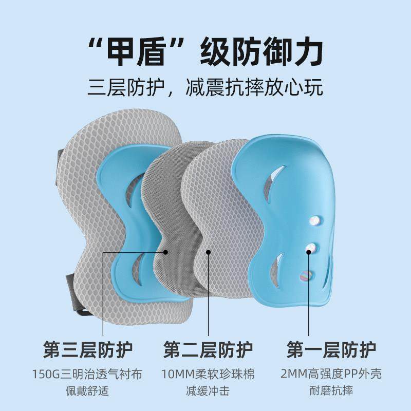 儿童轮滑头盔护具全套装备滑板平衡车自行车溜冰运动骑行防摔护膝,淘宝优惠券,粉丝福利购,淘宝优惠卷