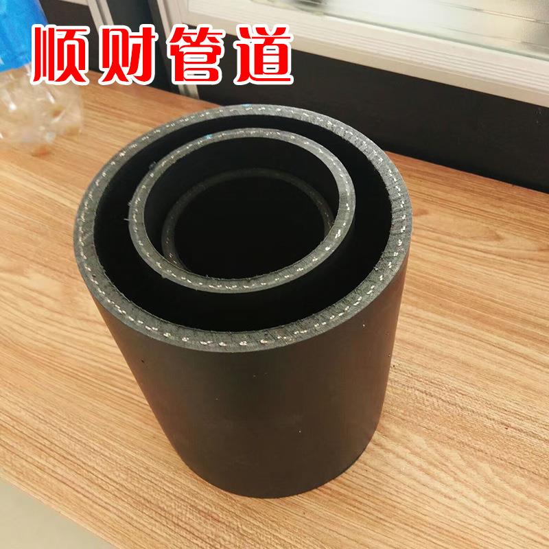 PE钢丝骨架复合管聚乙烯钢丝网骨架塑料复合管DN90源头厂家 - 图1