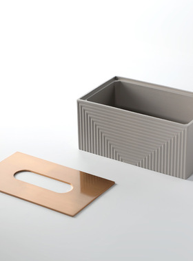 欧式软装样板间床头柜纸巾盒摆件客厅桌面实用装饰抽纸纸巾盒摆设