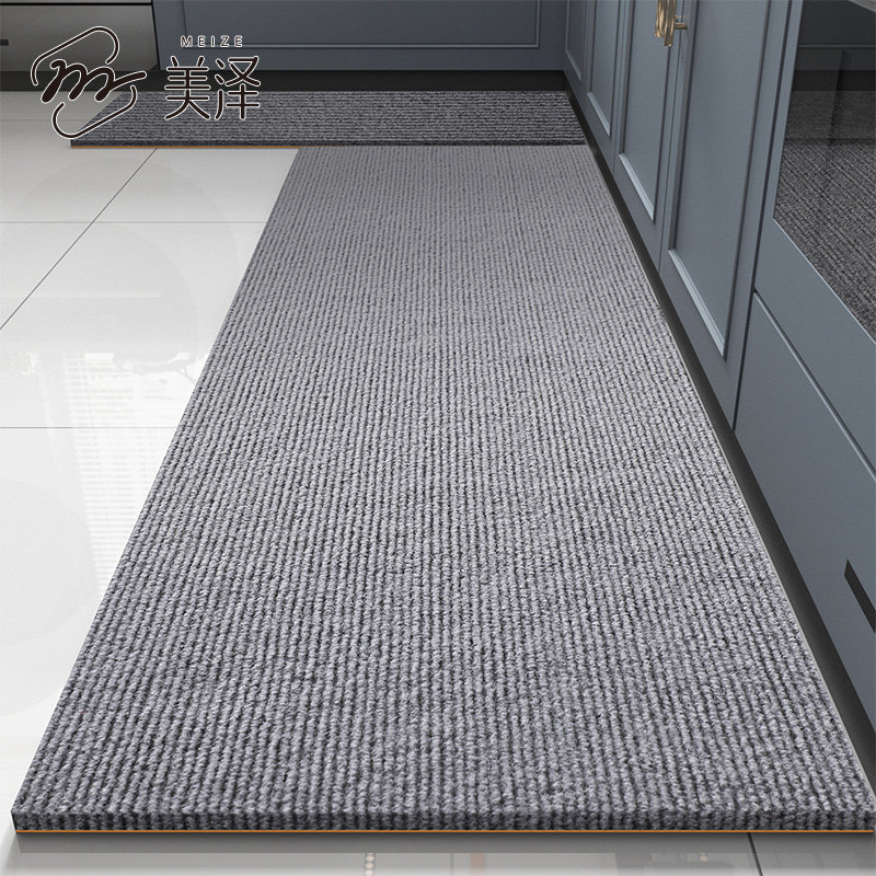 厨房专用地垫2024新款防滑吸水吸油脚垫可擦免洗可裁剪耐脏地毯,淘宝优惠券,粉丝福利购,淘宝优惠卷