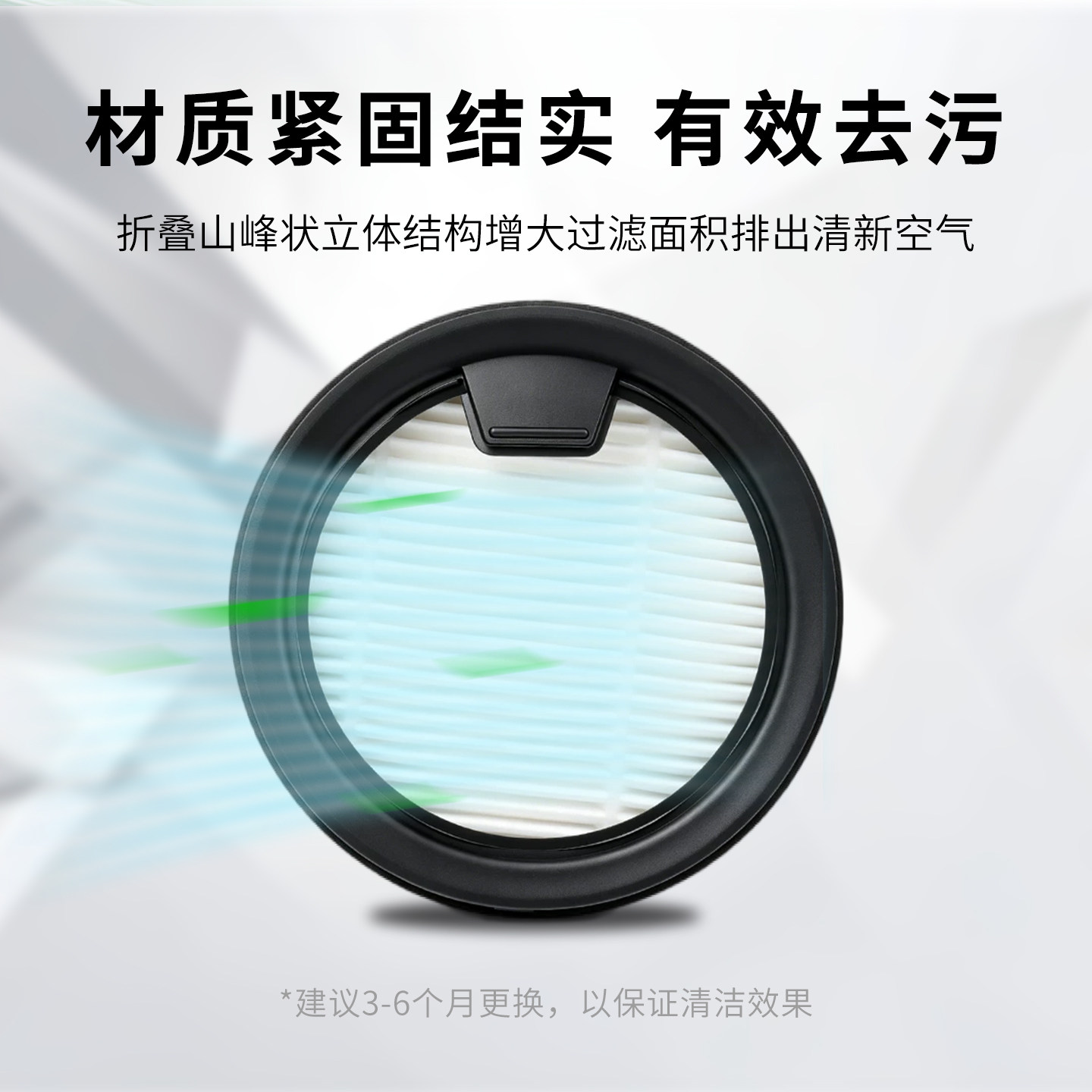 Suitable for Xiaomi Mijia car handheld vacuum cleaner filter element