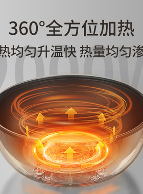 抗菌无油烟电炒锅多功能家用不粘锅大容量插电炒菜炒锅一体式蒸煮