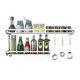 304 stainless steel kitchen storage rack wall-mounted punch-free seasoning rack oil, salt, sauce, vinegar seasoning supplies storage rack
