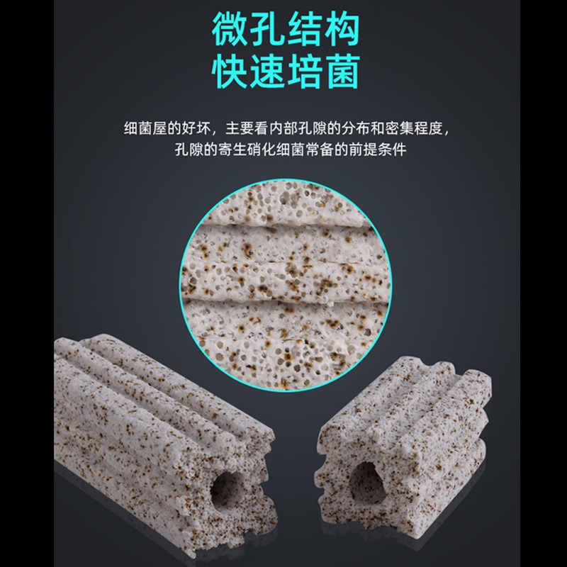滴流盒滴滤过滤鱼缸上滤滤材套餐石英环陶瓷环屋硝化 - 图2