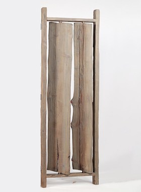 现代简约手工制作木质工艺屏风展示架朽木M艺术墙画树根装饰摆件