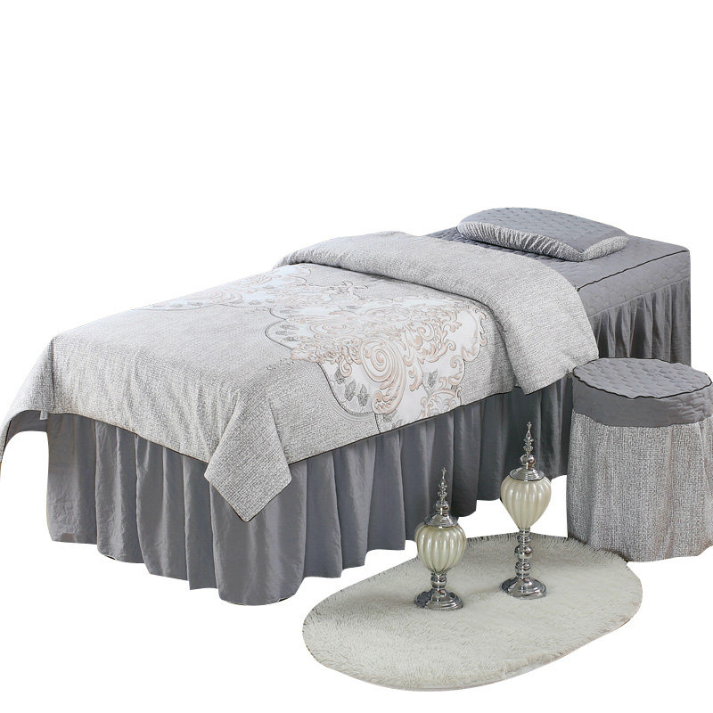 威辉美容床罩四件套欧式简约水洗棉加厚按摩床罩美容院用品可定制,淘宝优惠券,粉丝福利购,淘宝优惠卷