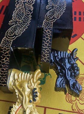 道品实木精雕龙头表盒手工雕刻龙纹表盒放表盒子