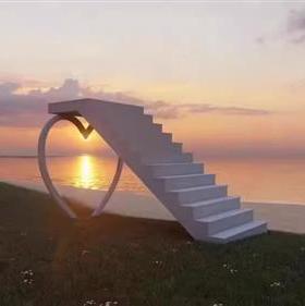 户外网红打卡拍照爱心藤椅花海座椅鸟巢吊椅酒店商场民宿装饰摆件