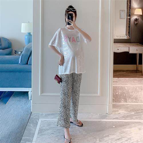 孕妇阔腿裤托腹裤夏季新款2020时尚款宽松阔腿雪纺长裤薄款,淘宝优惠券,粉丝福利购,淘宝优惠卷